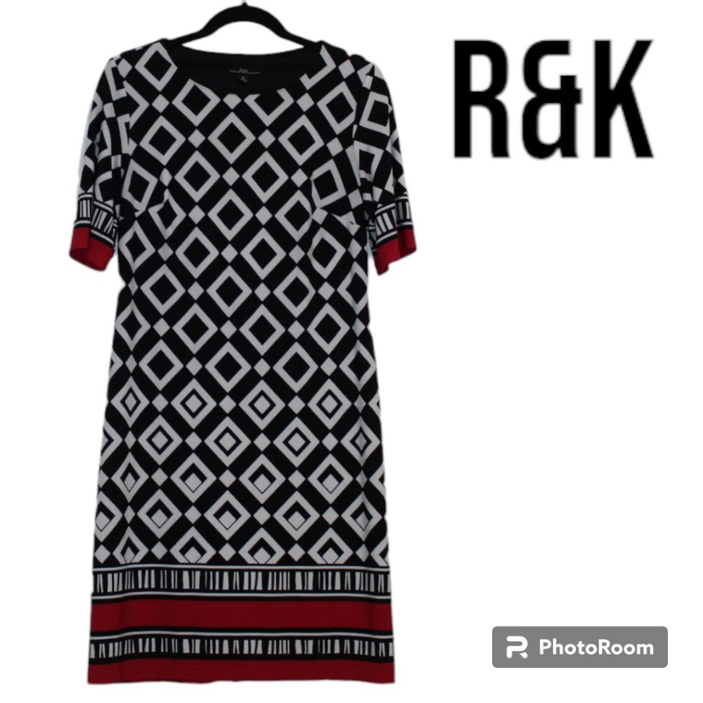 R&K Geometric Print Dress